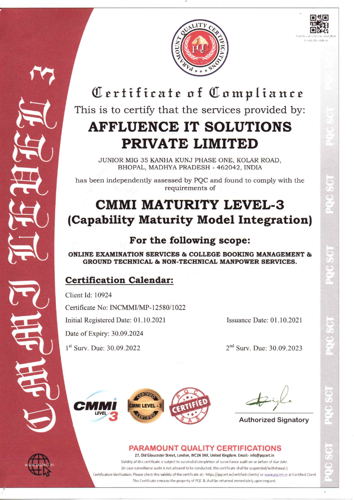 Certificate 1